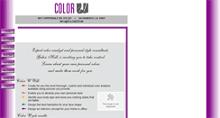 Desktop Screenshot of coloru.com